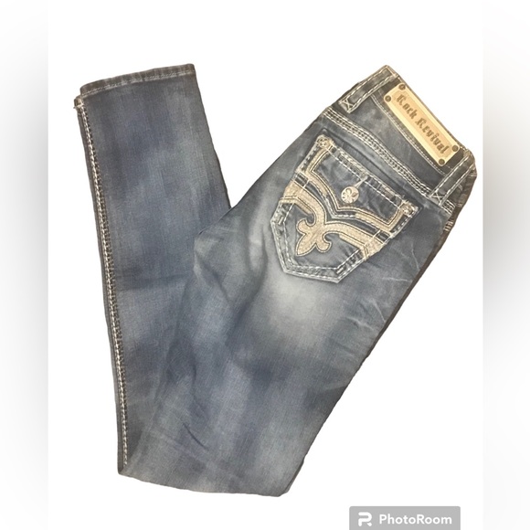 Rock Revival Jeans Size 24/31 Worn Once - Picture 2 of 4